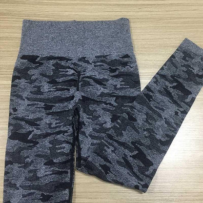 High Waist Seamless Fitness Leggings – Women's