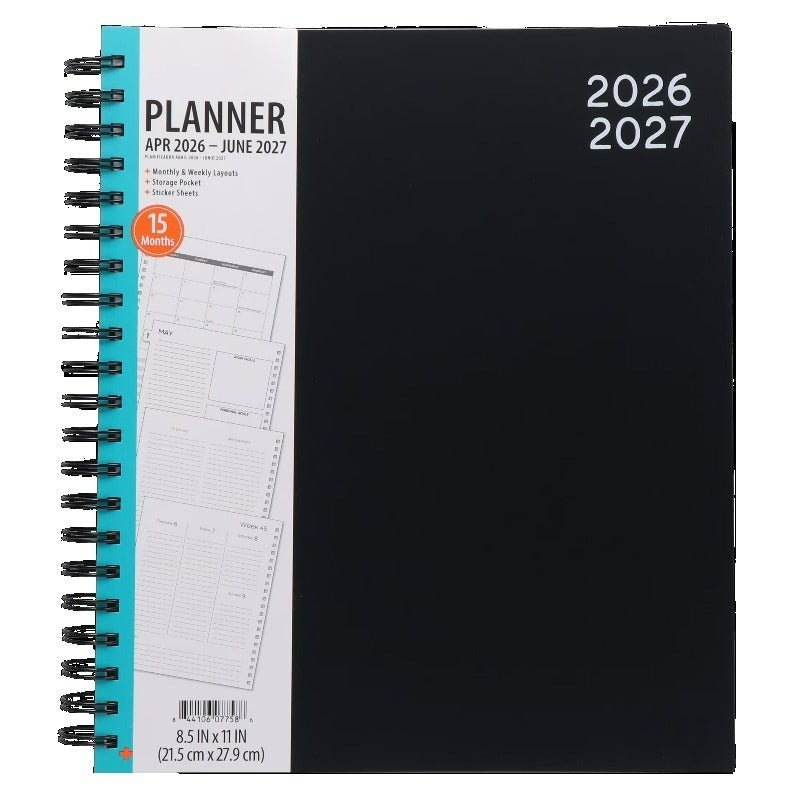Weekly & Monthly Academic Planner 2026-2027