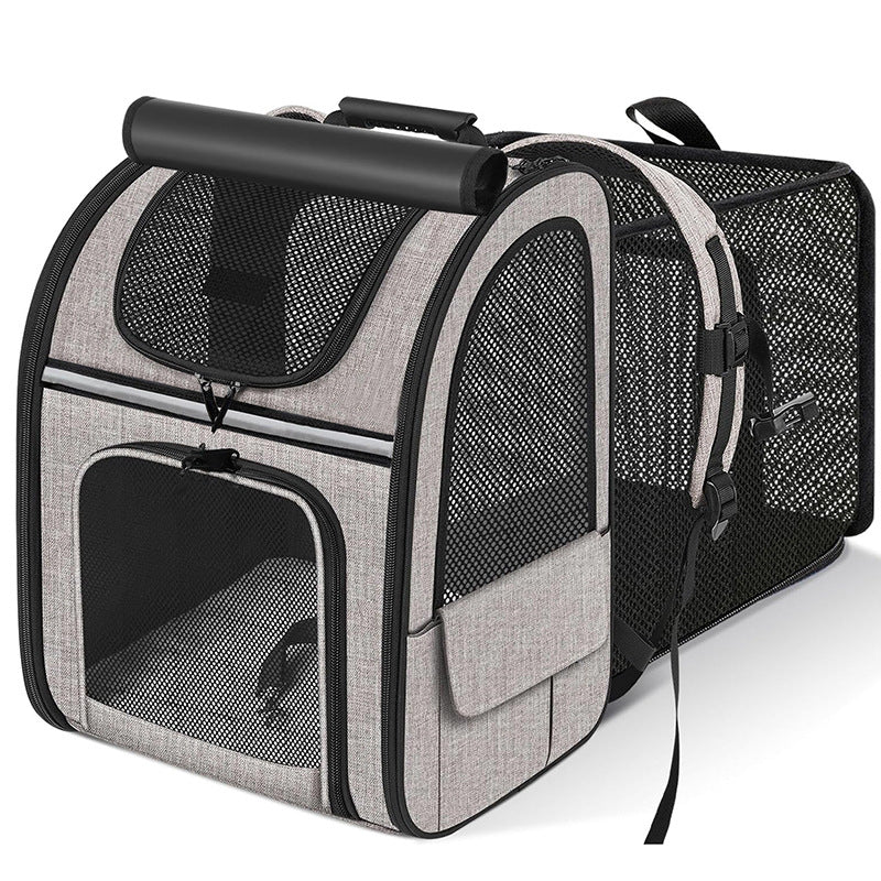 Cat/Dog Carrier Backpack Expandable Large Portable Breathable Rucksack