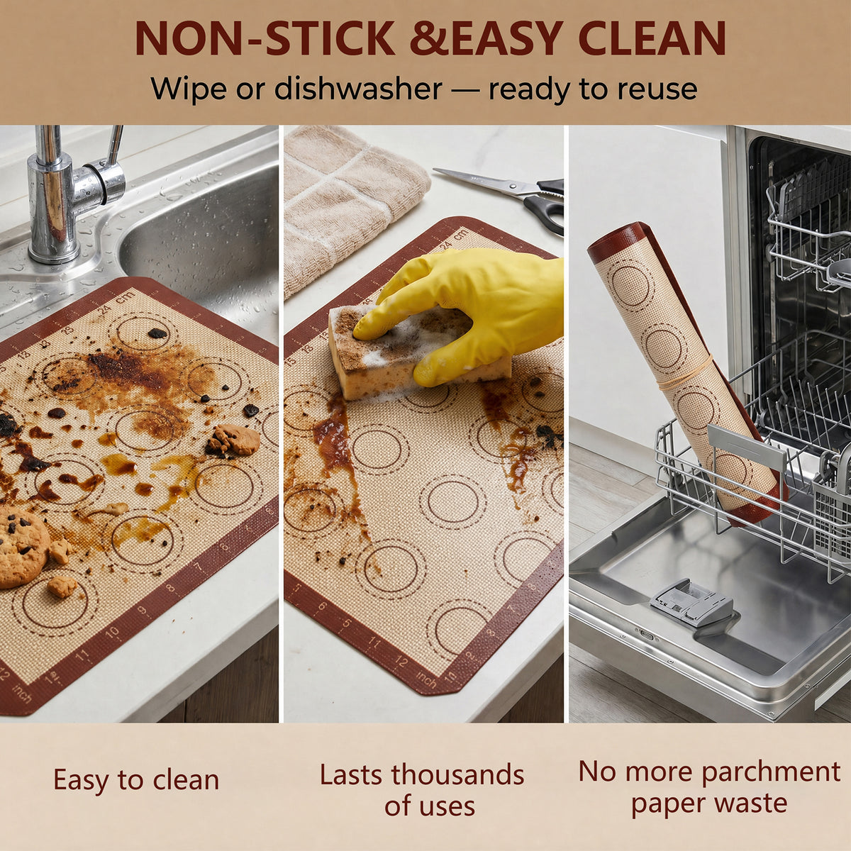 GUANCI Silicone Baking Mat