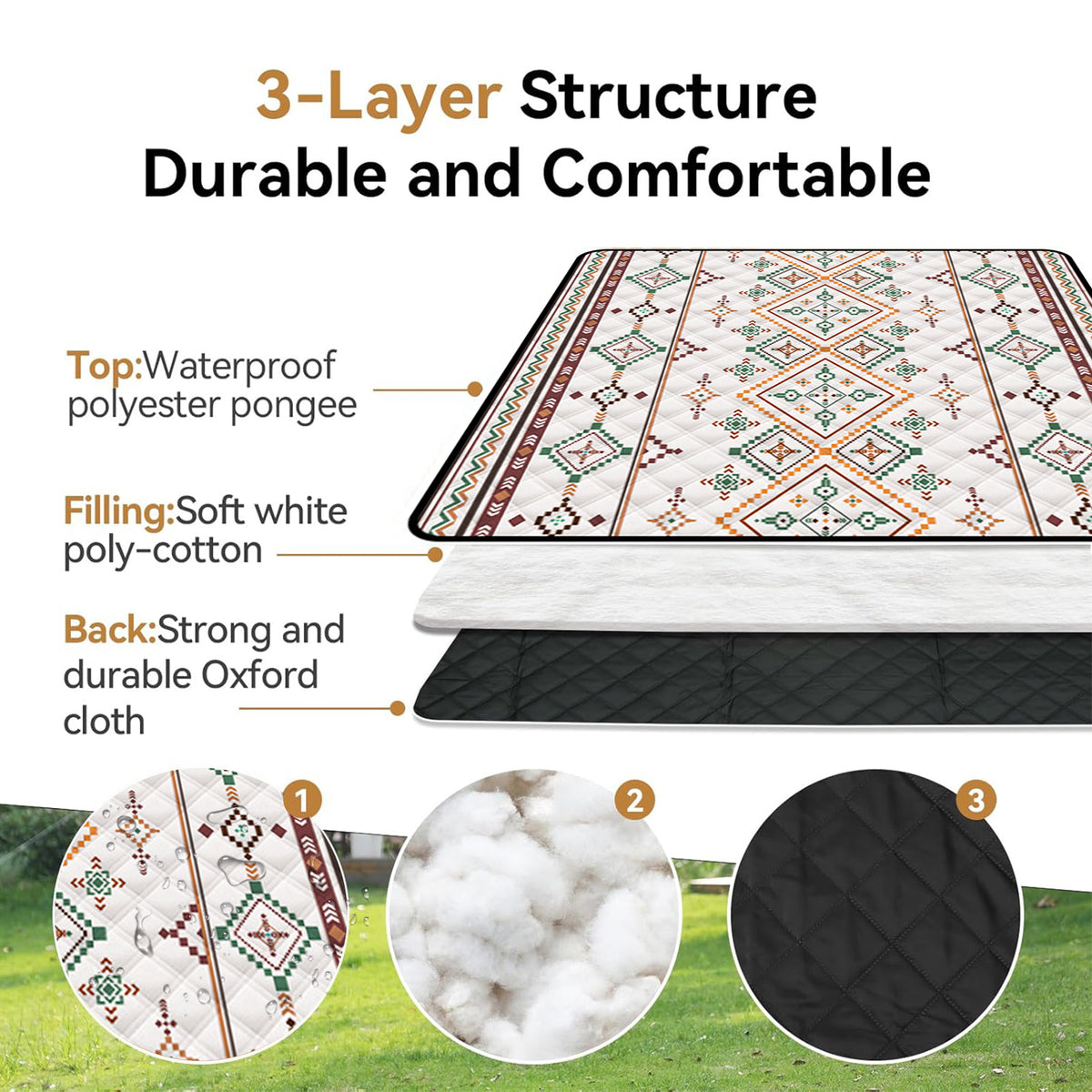Beach Blanket Outdoor Picnic Mat