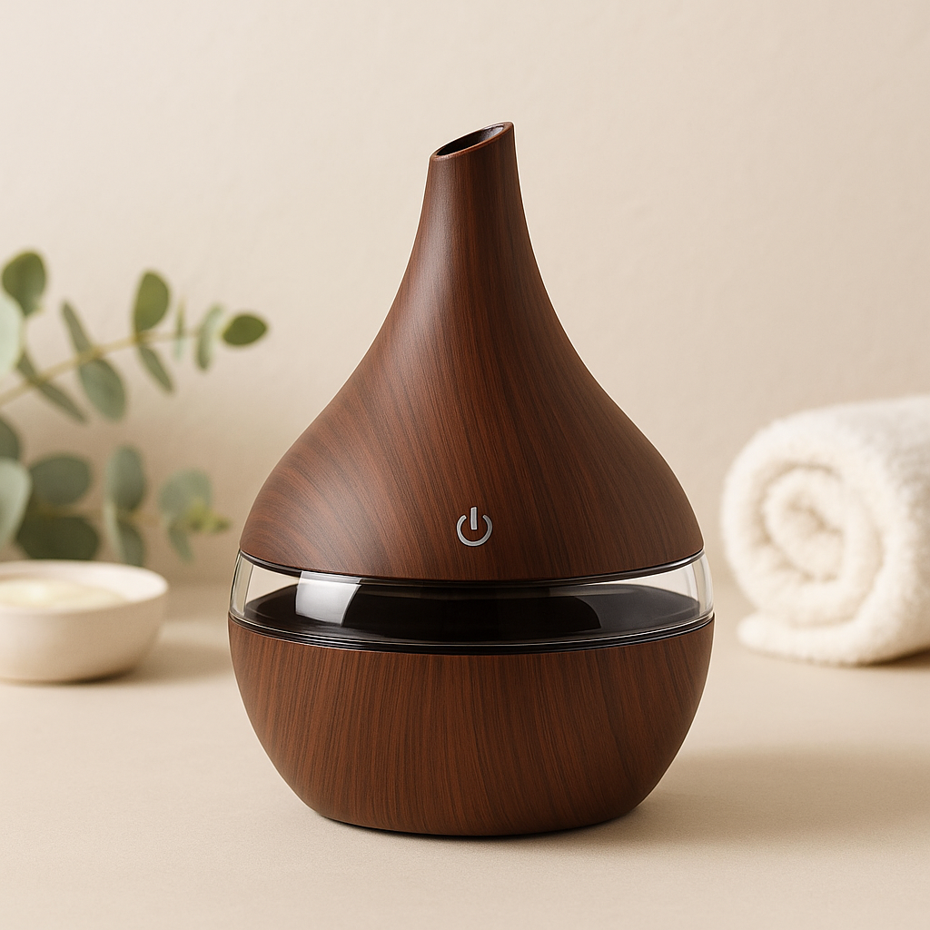USB Wood Grain Aromatherapy Humidifier