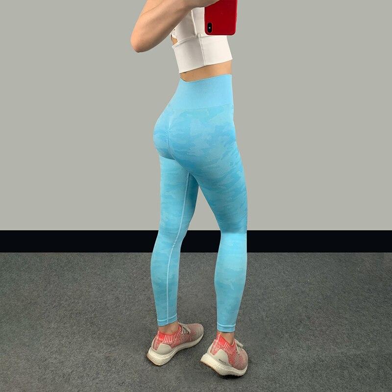 High Waist Seamless Fitness Leggings – Women's