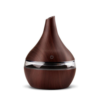 USB Wood Grain Aromatherapy Humidifier