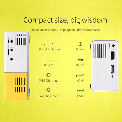 Mini 1080P Portable LED Projector