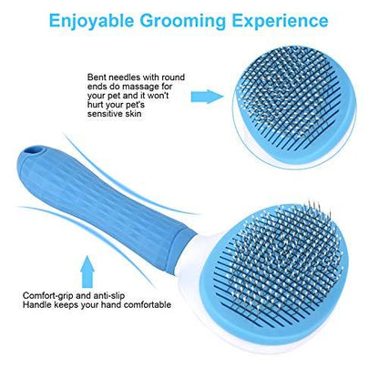Self-Cleaning Deshedding Brush