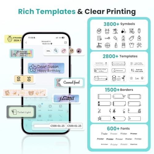 D30 Bluetooth Mini Label Maker Machine with Tape