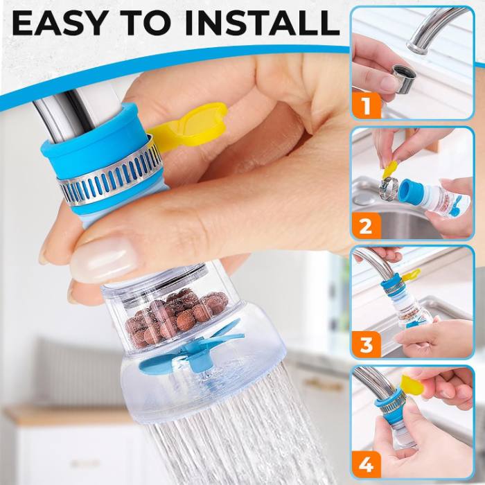Hot Retractable Faucet Extender Filter